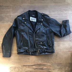 Vintage Open Road Authentic Leather Jacket, Sz. 42